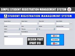 How to create |Simple Student Registration Database System| Design Part in |JAVA NETBEAN'S| Part 1/3