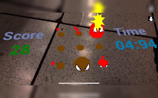 虚幻引擎4-UE4-增强现实AR打地鼠小游戏演示-教你做游戏