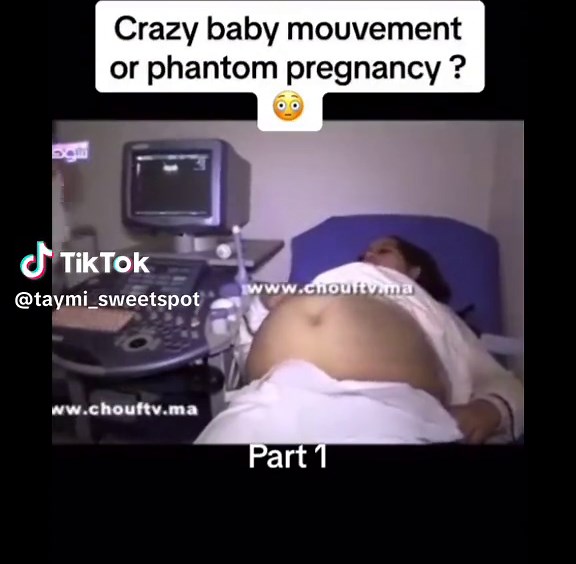 6-Month Skinny Cryptic Pregnancy: Crazy Baby Movements in the Tummy