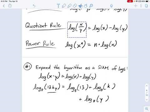 SM3.06.31 - Intro to Expanding Logarithms