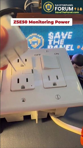 Power Monitor with ZSE50 #zwave #shorts #siren #homeassistant