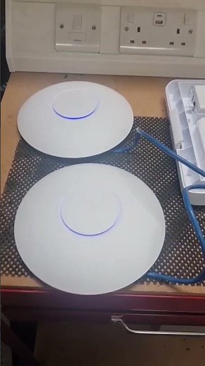 Setting up 2 UAP AC Pro access points via a USW Flex Switch for an Outdoor Pool installation.