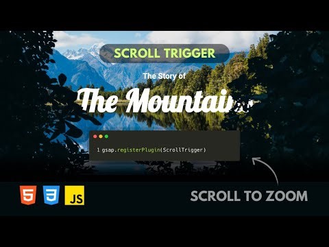 Create Stunning Zoom Effects with GSAP ScrollTrigger | Web Design Masterpiece Revealed