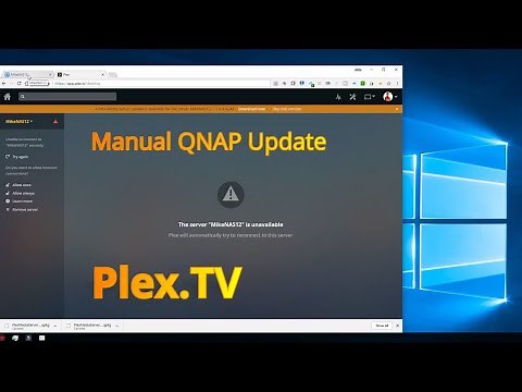 How to Install Manual Update for Plex.TV on QNAP QNAS File Server