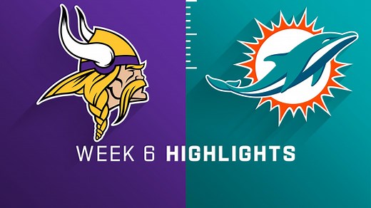 Vikings vs. Dolphins highlights | Week 6