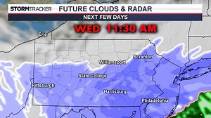 Check out WNEP Future Radar for the timing and location of snow today...Keeping most of the snow south and east of the Scranton area today. | WNEP Weather