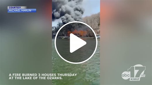 3 homes catch fire at Lake of the Ozarks - NewsBreak