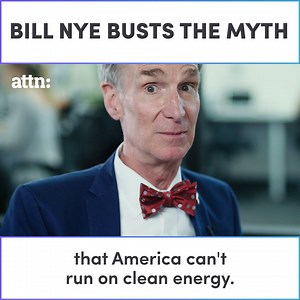 6.5M views · 78K shares | Bill Nye The Science Guy busts the myth that America can’t run on clean energy. | ATTN: | Facebook
