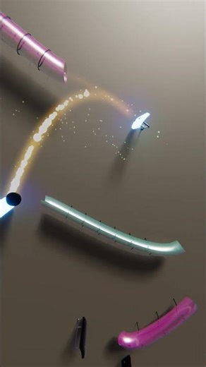 Mary Had a Little Lamb 🐑 | 3D Ball Run Music Visualizer #shorts