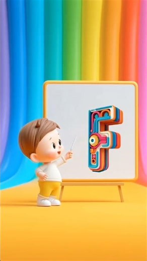A to I Alphabet Show | Cartoon Baby Teacher | Fun Learning for Toddlers