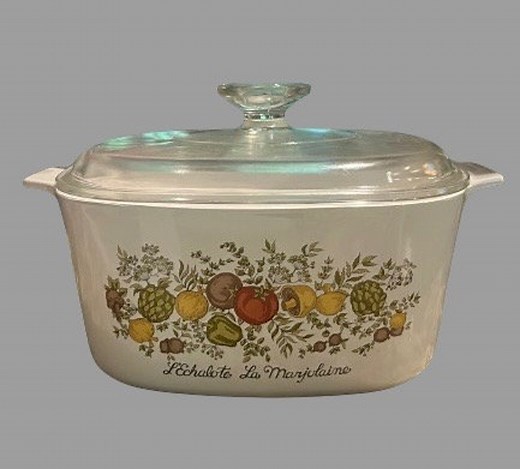 Rare Vintage L'echalote La Marjolaine Corning Ware Spice of Life 3-quart Casserole Dish With Pyrex Lid - Etsy