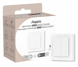 Aqara Light Switch H2 EU (4 Buttons, 2 Channels) - Offline - Inteligentne włączniki światła - Sklep komputerowy - x-kom.pl