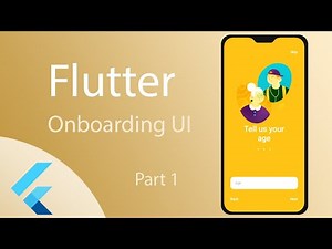 Flutter - Onboarding UI Concept - Speed Coding - Part 1