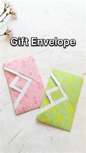 So Easy Origami Gift Envelope 💌 (No Glue!)