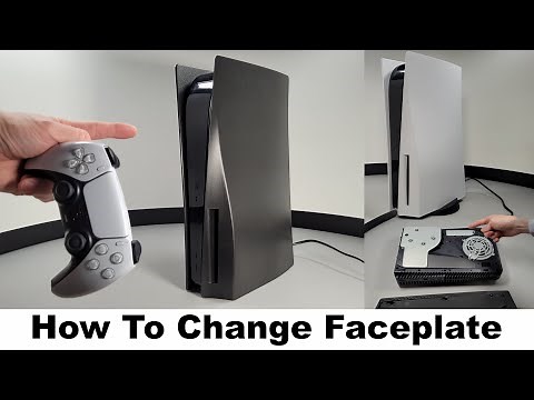 PS5 How To Remove/Replace Faceplate - Playstation 5 Disc Version