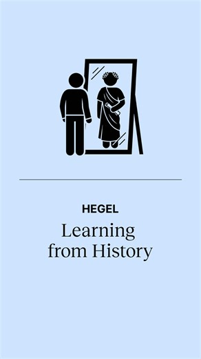 One of the most famous quotes in philosophy is also one of the most misunderstood. To be fair, it comes from Hegel, and even Hegel admitted that no one really understood him. This is how it goes: 'We learn from history that we do not learn from history.' And when people read this, they think it means that we have a depressing tendency to repeat the same mistakes from the past, which is a good and interesting point. But it wasn't Hegel's. Hegel's quote comes from a passage where he is criticising