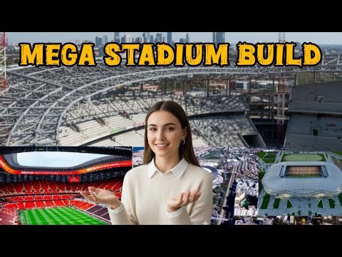 From Empty Land to Mega Stadium | Football Stadium Construction Explained