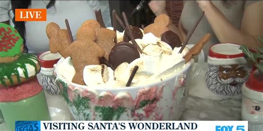 Santa's wonderland at Sugar Factory