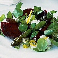 Salade de betteraves, feta et asperges pour 6 personnes - Recettes - Elle à Table