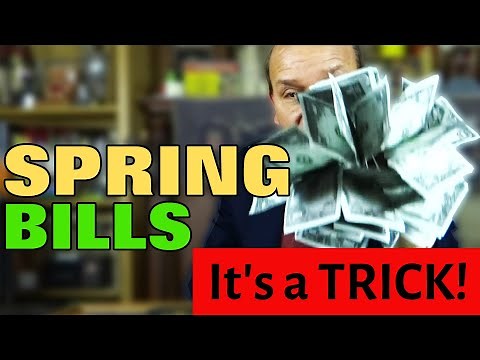 Spring Bills - Instant Dollars Pop Up From Nowhere! - MagicTricks.com