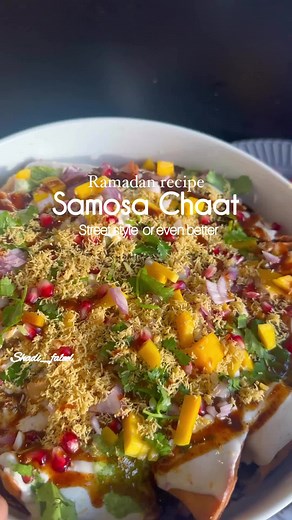 Making Delicious Samosa Chaat at Home