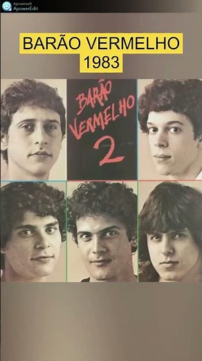 Barão Vermelho's albums released in the 80s!! Classics of Brazilian Rock!!