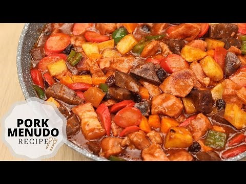 Pork Menudo Recipe with Liver and Tomato Sauce