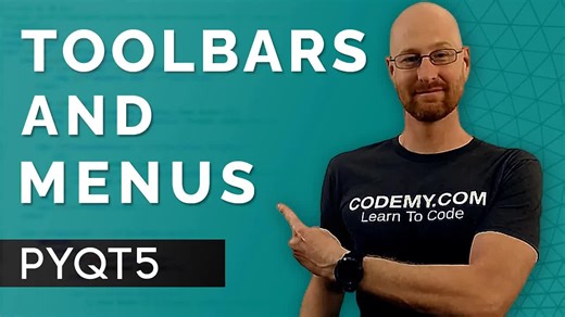 PyQt5 Designer 添加工具栏和菜单 🛠️