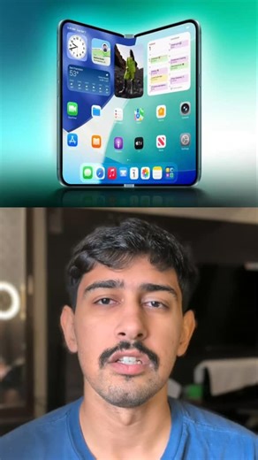SoyBoyTech 📲 on Instagram: "Jo crease Samsung 7 saal me theek nahi kar paaya, Apple ne ek hi saal me mita di — crease-free foldable screen EVT (Engineering Validation Test) stage me ready! 🔥📱 Apple crease free display, Samsung foldable crease, iPhone foldable EVT, foldable screen breakthrough, Apple vs Samsung, no crease foldable, next-gen foldable phone, display innovation, tech leak 2025, foldable smartphone future एप्पल फोल्डेबल स्क्रीन, बिना क्रीज़ डिस्प्ले, सैमसंग फोल्डेबल क्रीज़, आईफोन 