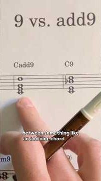 9 vs add9 chords and beyond #musictheory