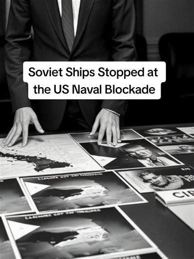 Soviet Ships Stopped at the US Naval Blockade October 24, 1962, marked the most dangerous moment of the Cuban Missile Crisis. Soviet cargo ships carrying additional weapons approached the American naval blockade surrounding Cuba. US Navy destroyers had orders to stop and search every vessel. If the Soviets refused inspection, American forces would open fire, likely triggering World War III. Secretary of State Dean Rusk famously said the superpowers were eyeball to eyeball. At 10:25 AM, the Sovie