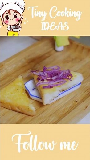 How to Make Avocado Egg Salad Sandwiches #Shorts #TinyCookingIdeas # Miniature Cooking