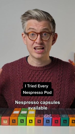 I Tried Every Nespresso Pod #Coffee #CoffeeTok #Nespresso #Barista