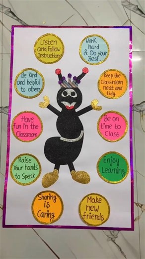 Classroom Rules |Creative Painting Projects for Teachers #teacherlife #teachercrafts #classroomdecor