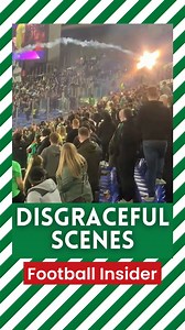 🚨 Absolutely shocking scenes in Rome as Lazio fans launch pyro at Celtic fans. Something has to be done about this?! #celtic #celticfc #ucl #cfc | Celtic Insider
