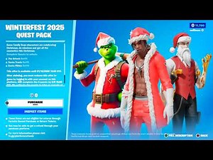 Fortnite WINTERFEST 2025 RELEASE DATE!