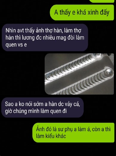 Thợ hàn vảy rồng 6G #newmoingay #funny #thohan #tinnhan #fpy | hàn vảy cá