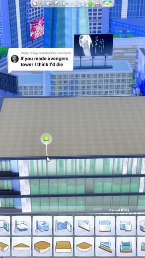 Building the Avengers Tower in The Sims 4