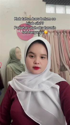 Siapa nih yang belum co hijab di 2026? Yuuk co skrg mumpung lagi aku turunin harganya🥰🤫 #hijab #promohijab #2026
