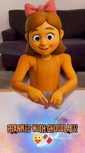 Real Life Vs Animation Pranked with Chocolate! 😜🍫 #reels #fbreels #sbjanimation #USA #funny | SBJ Animation