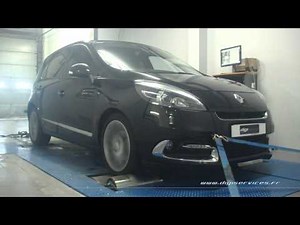 Renault Scenic 2.0 dci 150cv AUTO Reprogrammation Moteur @ 187cv Digiservices Paris 77 Dyno