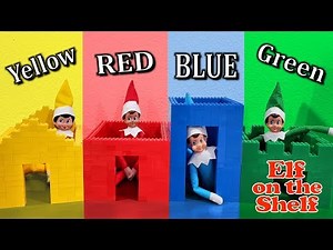 Building Lego Houses in Your Color!! Elf on Shelf Colors! Day 18!