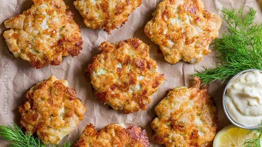 Cheesy Chicken Fritters Recipe