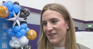 Sabrina Ionescu hands out laptops at NBA All-Star event, eyes eventual rematch with Steph Curry