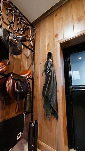 This Tack Room Hits Different 🤯 #equestrian #interiordesign #shorts