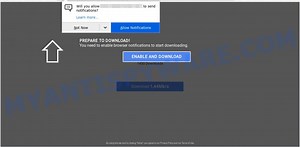Remove “You need to enable browser notifications to start downloading” pop-ups