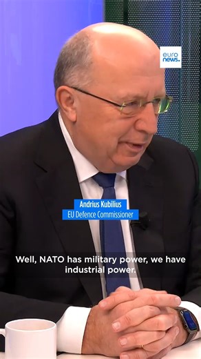 "What can the EU do that NATO cannot do?" EU Defence Commissioner Andrius Kubilius spoke to Euronews about this issue and others including the war in Ukraine, drones and EU space policy. Watch #TheEuropeConversation in full on euronews.com | Euronews English