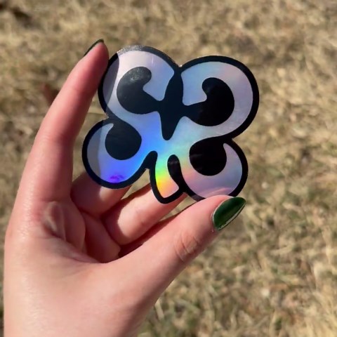 Hearts2hearts Logo Holographic Sticker/decal (weather/waterproof) - Etsy