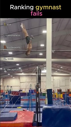 Ranking the best/funniest gymnast fails