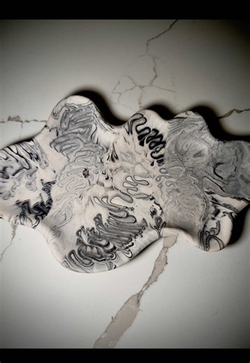 I think my favorite thing is the unknown. not knowing what a piece will truly look like until you pull off the mold. the build up the excitement and the let downs are all part of the process - link in comments ✨ #candletok #etsy #instahome #aestheticvibes #fyp